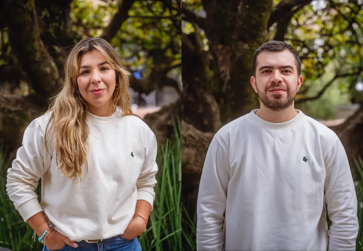 Laura Forero y Nicolás Cruz, organizadores del AI Summit Colombia