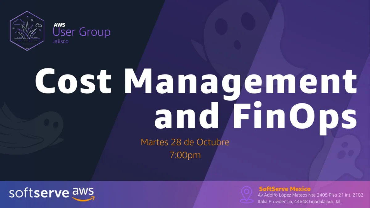 AWS User Group Jalisco — Cost Management y FinOps (alta resolucion)