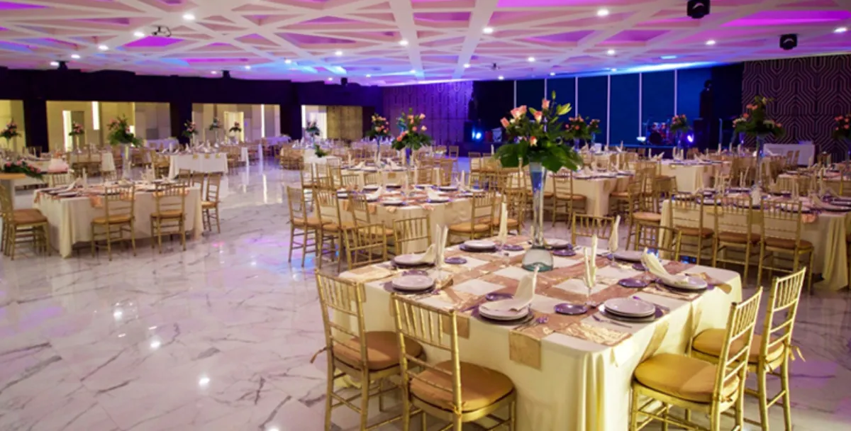Salon Luzcina preparado para la cena de gala MICAI 2024
