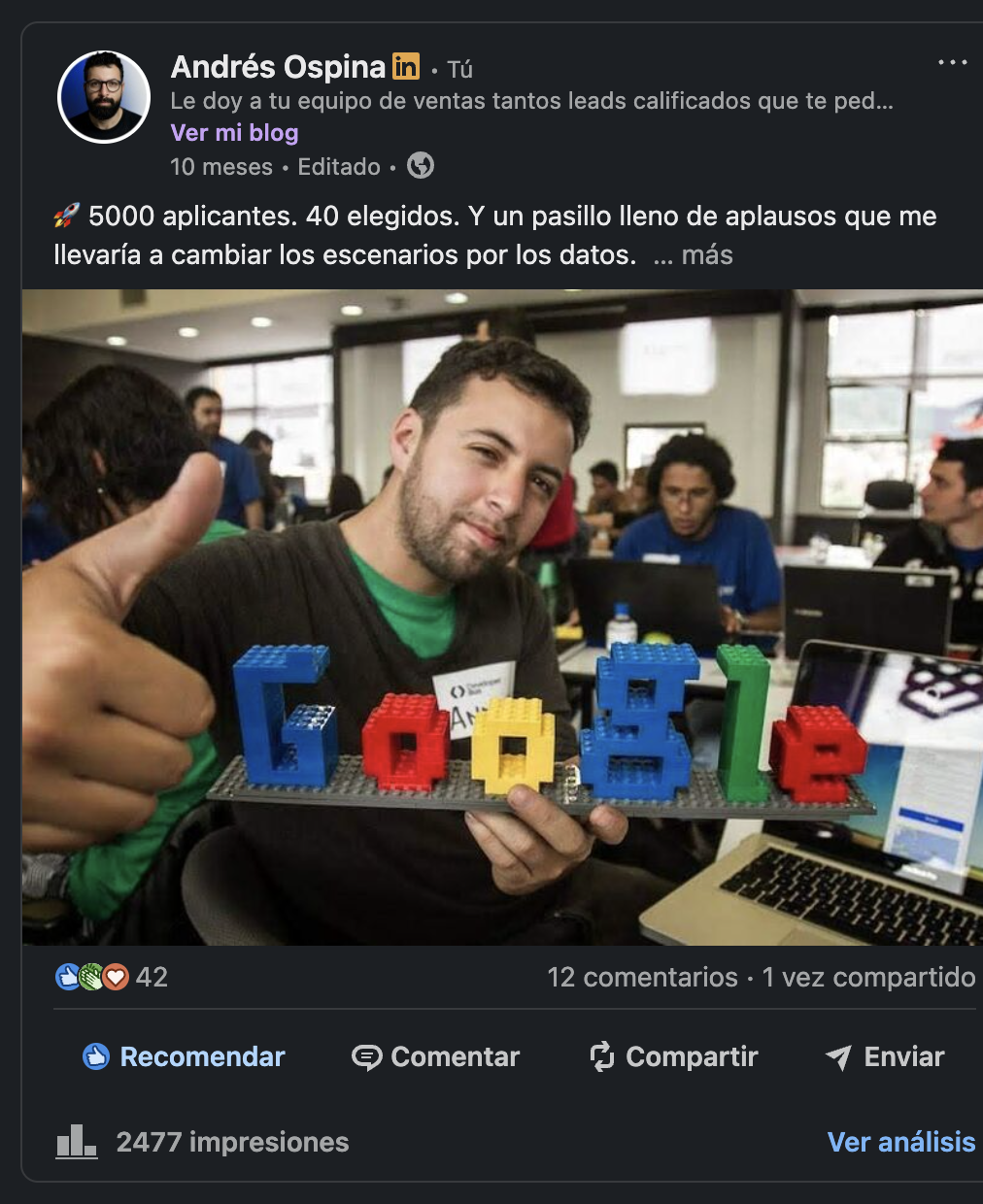 Seleccionado por Google