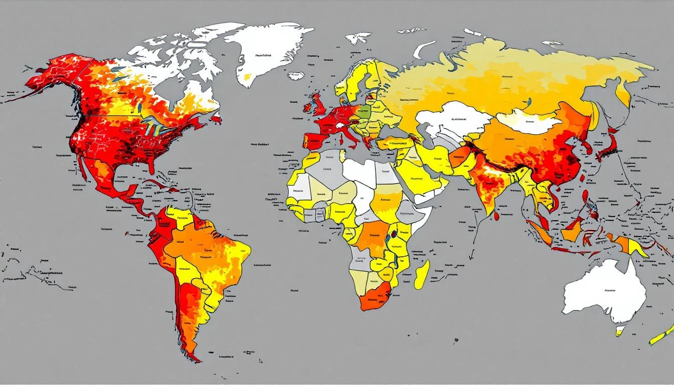 Mapa regional del mercado de AI agents