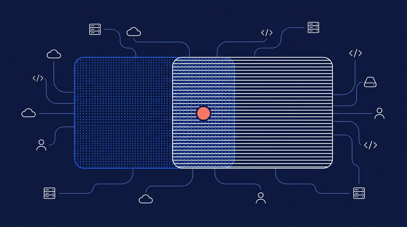 Partnership Microsoft-OpenAI como dos sistemas interconectados con flujos compartidos